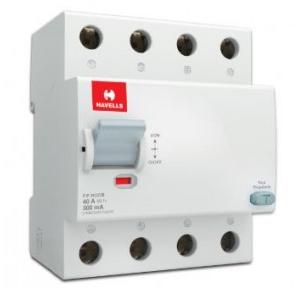 Havells 40A 4P 300mA A Type RCCB, DHRMAMFF300040