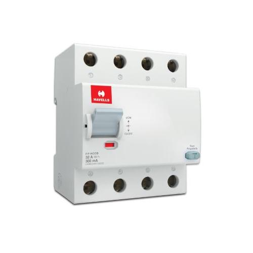 Havells 32A 4P 300mA A Type RCCB, DHRMAMFF300032