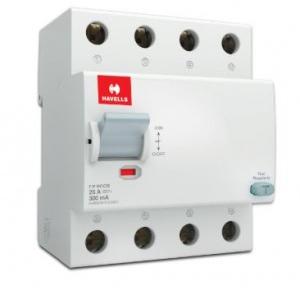 Havells 25A 4P 300mA A Type RCCB, DHRMAMFF300025