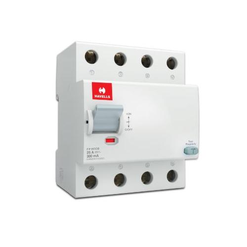 Havells 25A 4P 300mA A Type RCCB, DHRMAMFF300025