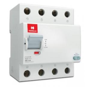 Havells 16A 4P 300mA A Type RCCB, DHRMAMFF300016