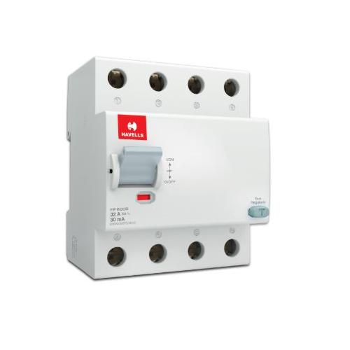 Havells 32A 4P 30mA A Type RCCB, DHRMAMFF030032