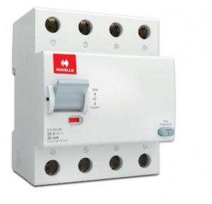 Havells 25A 4P 30mA A Type RCCB, DHRMAMFF030025