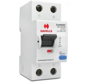 Havells 63A 2P 300mA A Type RCCB, DHRMAMDF300063