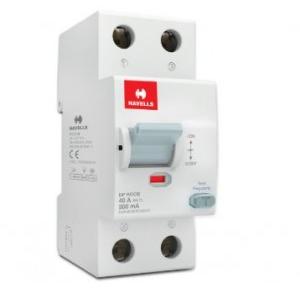 Havells 40A 2P 300mA A Type RCCB, DHRMAMDF300040