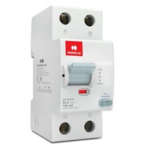 Havells 63A 2P 100mA A Type RCCB, DHRMAMDF100063