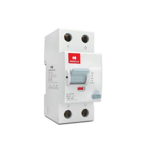 Havells 63A 2P 100mA A Type RCCB, DHRMAMDF100063