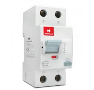 Havells 32A 2P 100mA A Type RCCB, DHRMAMDF100032