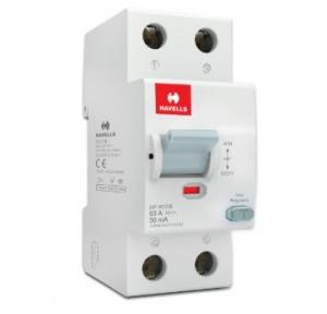 Havells 25A 2P 100mA A Type RCCB, DHRMAMDF100025