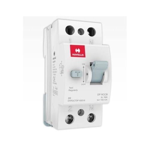 Havells 16A 2P 100mA AC RCCB, DHRGCTDF100016