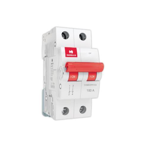 Havells 100A 2P Isolator, DHMGIDPX100