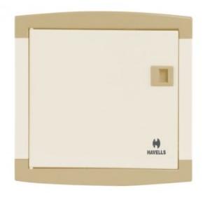 Havells Double Door SPN 4W Distribution Board, DSSDBX0199 (Pearl Ivory)