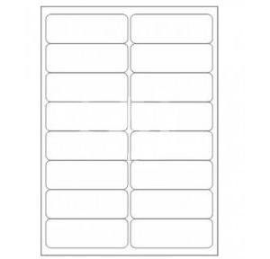 Novajet A4 Size  Address Sticker (16 slips), Pack Of 100