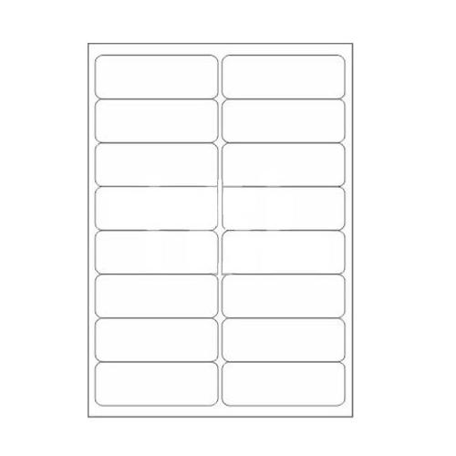 Novajet A4 Size  Address Sticker (16 slips), Pack Of 100