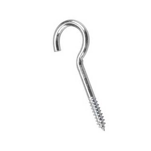 SS Round End Self Tapping Screw Hook, 2 Inch