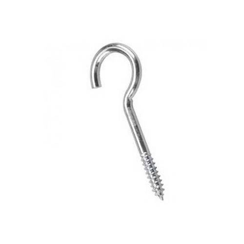 Round End Self Tapping Screw Hook, 1 Inch