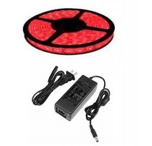 2W LED Strip Light With Adapter, 12V (Red)