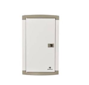 Havells Double Door TPN 12W Distribution Board, DHDNTHCDPW12 (Pearl Ivory)