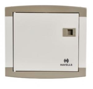 Havells Double Door SPN 16W Distribution Board, DHDPSHODPW16 (Pearl Ivory)