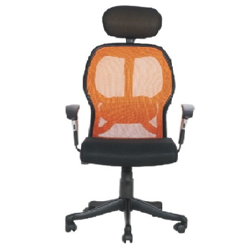 Gromalla Hb Executive Mesh Chair Orange And Black 559