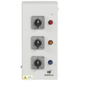 Havells Manual 40A Vertical Phase Selector Enclosure, DHDATVFS40 (Regal Grey)