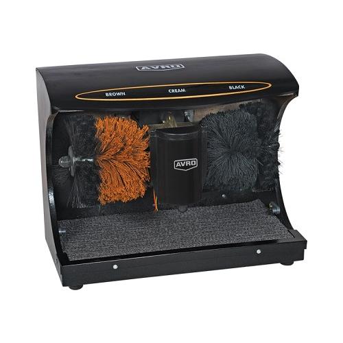 Avro 40W Black Wooden Finish Automatic Shoe Shine Machine, SS-1