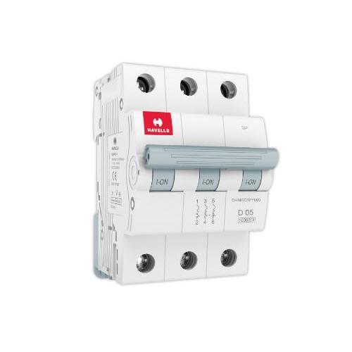 Havells 0.5A 3P D-Curve AC MCB, DHMGDTPF005