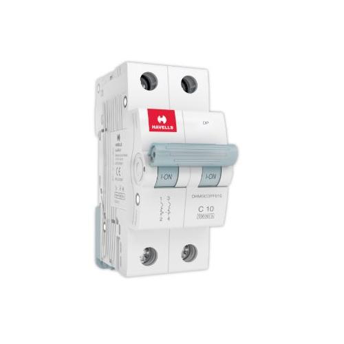 Havells 0.5A 2P C-Curve AC MCB, DHMGCDPF005