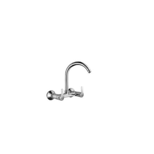 Jaquar Sink Mixer With Swinging Spout With Connecting Legs & Wall Flanges, COS-ESS-103309N