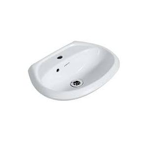 Jaquar Essco Wall Hung Basin With Fixing Accessories Set 455x355x165 mm, ECS-WHT-803