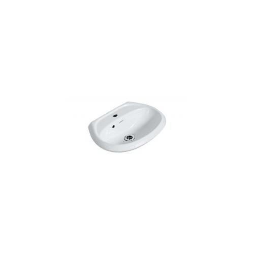 Jaquar Essco Wall Hung Basin With Fixing Accessories Set 555x410x205mm, ECS-WHT-801