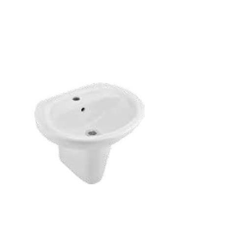 Jaquar Essco Wall Hung Basin With Fixing Accessories Set 505x385x185 mm, MVS-WHT-801