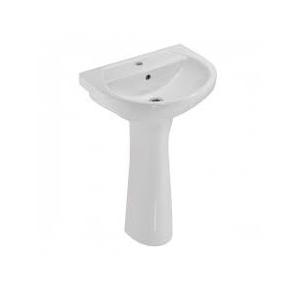 Jaquar Essco Wall Hung Basin With Fixing Accessories 510x400x180 mm, CMS-WHT-103803