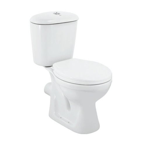 Jaquar ESS Bowl For Coupled WC With PP Soft Close Seat Cover 385x665x780 mm, ECS-WHT-751PS