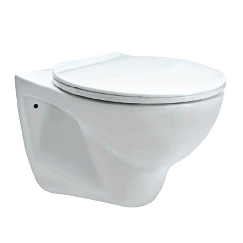 Jaquar ESS Wall Hung WC With PP Soft Close Seat Cover 355x490x335 mm, ECS-WHT-955S
