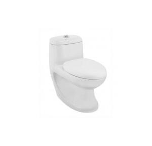 Jaquar ESS Single Piece WC With PP Soft Close Seat Cover 395x710x665, CMS-WHT-103851N