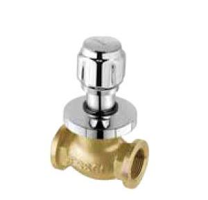 Jaquar Essco 25mm Flush Cock With Wall Flange With Plain Knob, DLX-ESS-553