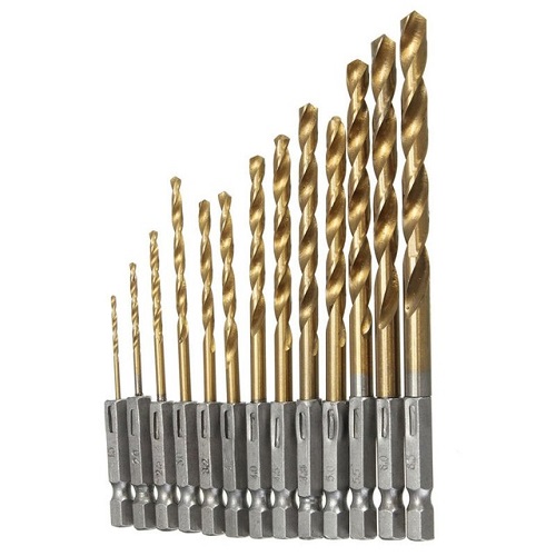 Drill Bit Set For Wood 1.5-6.5 mm (Set of 13 Pcs)