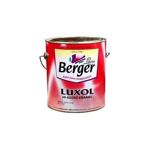 Berger Luxol High Gloss Enamel Paint (Yellow), 1 Ltr