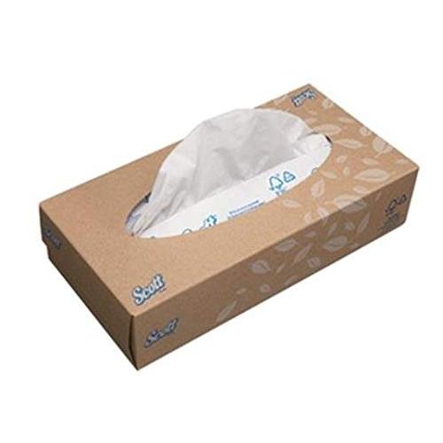 Kimberly Clark Scott 2 Ply Facial Tissue Box, 16x21cm, 100 Sheets, 1120