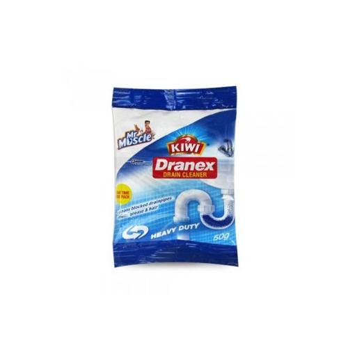Kiwi Dranex Drain Cleaner, 250 gm (Pack of 5 Packet of 50gm)