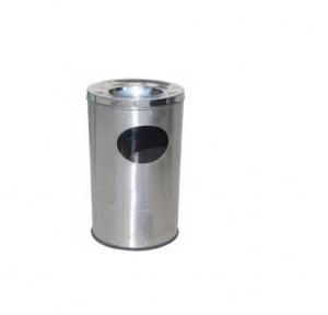 ZIH Stainless Steel Ash Bin, 14x28 Inch
