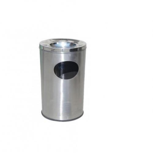 ZIH Stainless Steel Ash Bin, 10x24 Inch