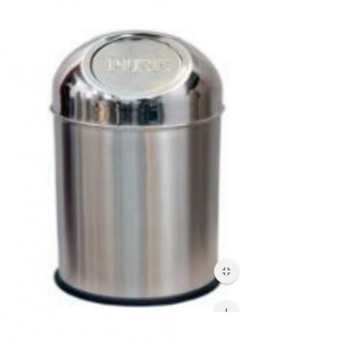 ZIH Stainless Steel Push Bin, 8X16 Inch