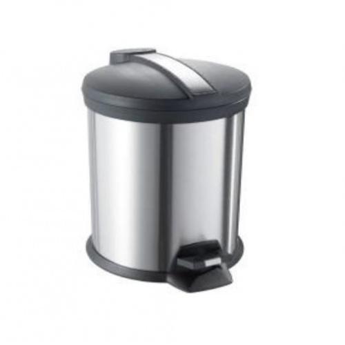 ZIH Premium Quality Pedal SS Bin 7x11 Inch, 5 Ltr