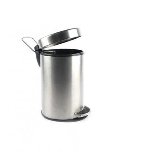 ZIH Plain Pedal SS Bin, 7x11 Inch, 5 Ltr