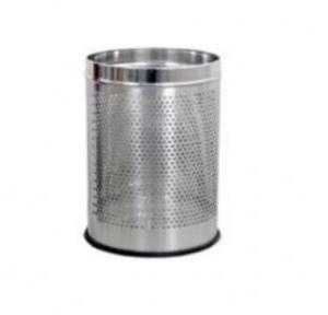 ZIH Perforated Hamper SS Bin, 12x28 Inch