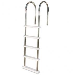 Lyxar 5 Steps Stainless Steel U Shape Ladder, 15704