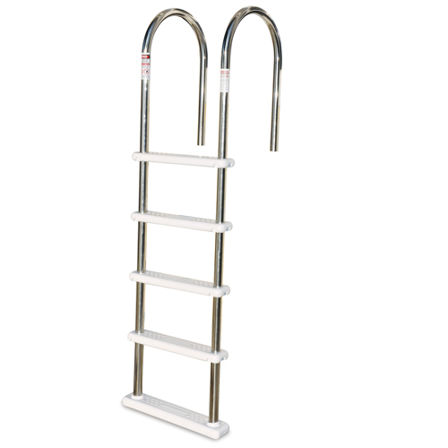 Lyxar 5 Steps Stainless Steel U Shape Ladder, 15704