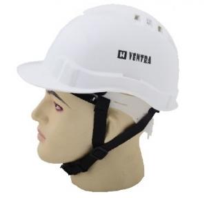 Heapro Ventra LDR White Ratchet Type Safety Helmet, VR-0011 With Plastic Sticker at Front